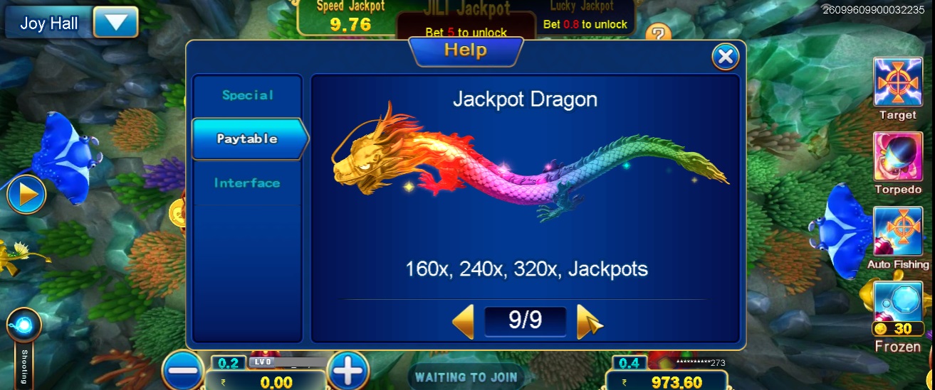 Jackpot Fishing By JILI Bonus Feature